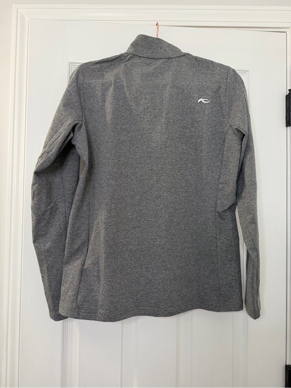Women's Gray Hooded Utility Jacket by KJUS- Lightweight Zip Front - Picture 14 of 15